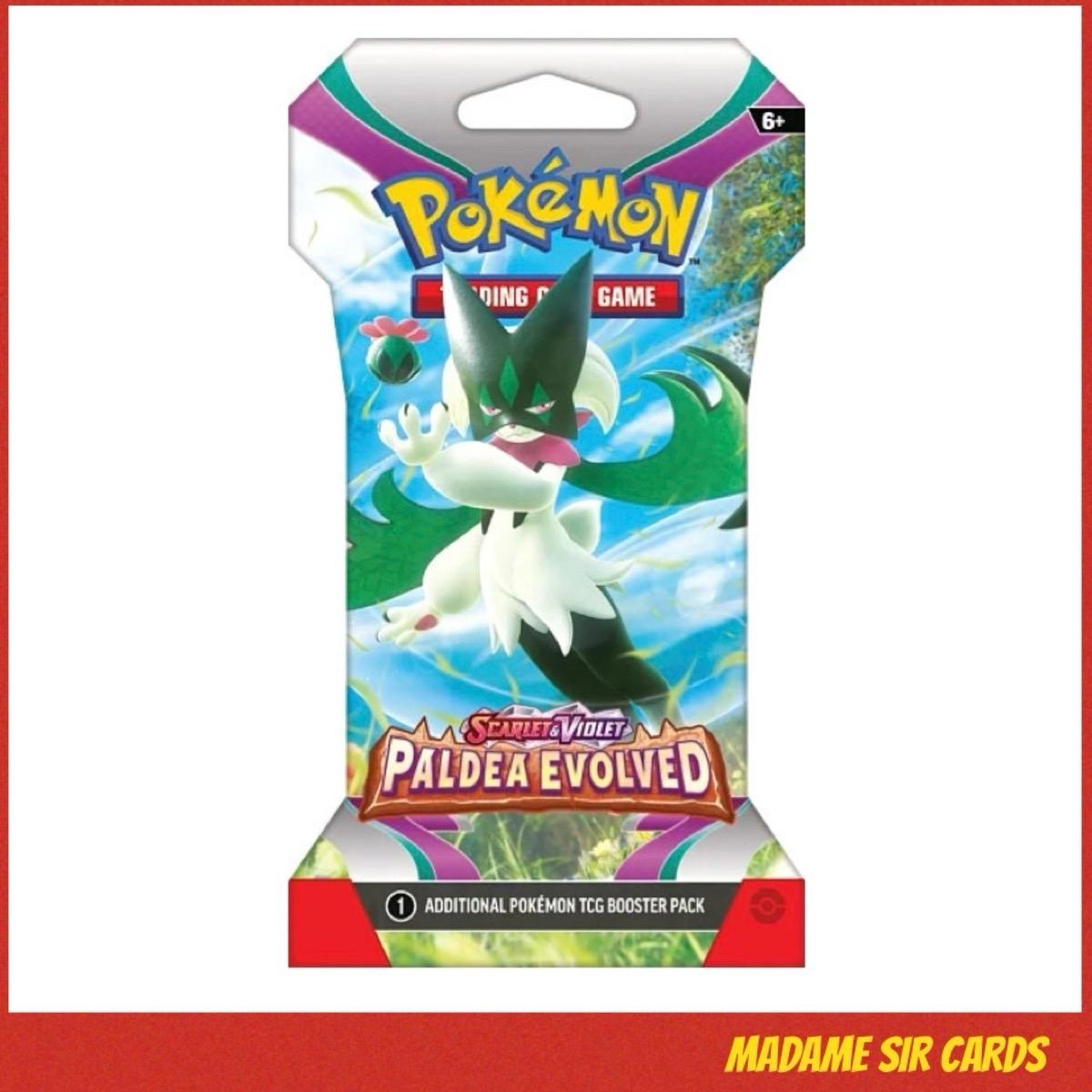 Paldea Evolved Booster Pack! Madame SIR Cards Paldea Evolved Booster Pack! Madame SIR Cards
