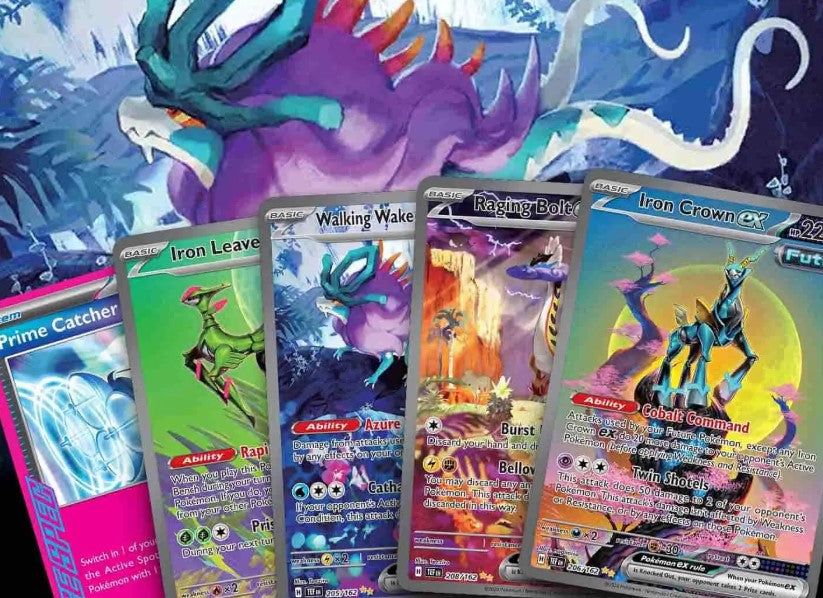 tef booster box Pokmon TCG: Scarlet & VioletTemporal Forces Elite Trainer : Toys & Games while Iron Leaves ex delivers high Pokemon Scarlet & Violet Temporal